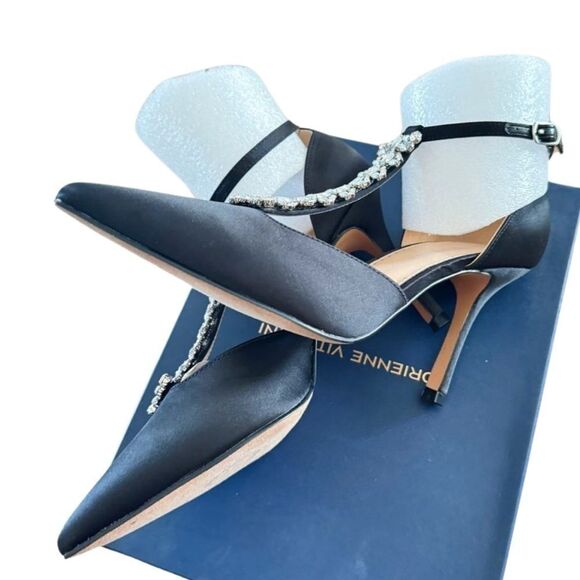 ADRIENNE VITTADINI Grandstand (Black) High Heels shoes size 9.5 New - Picture 6 of 10